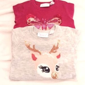 2/$19 GIRLS SEQUIN SWEATER The Children's Place- SIZE 2T